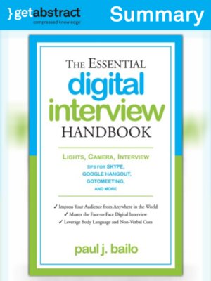 cover image of The Essential Digital Interview Handbook (Summary)